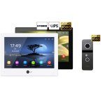Комплект гібридного відеодомофону NeoLight ALPHA Hybrid HD KIT Graphite